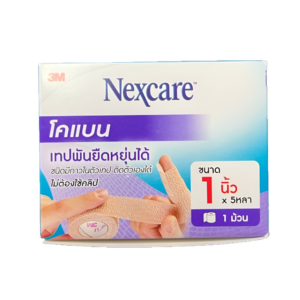 COBAN 3M 1 นิ้ว × 5 หลา เป็นผ้าพันแผลชนิดยืดติดตัวเอง (Self-Adherent Wrap) ของแบรนด์ 3M